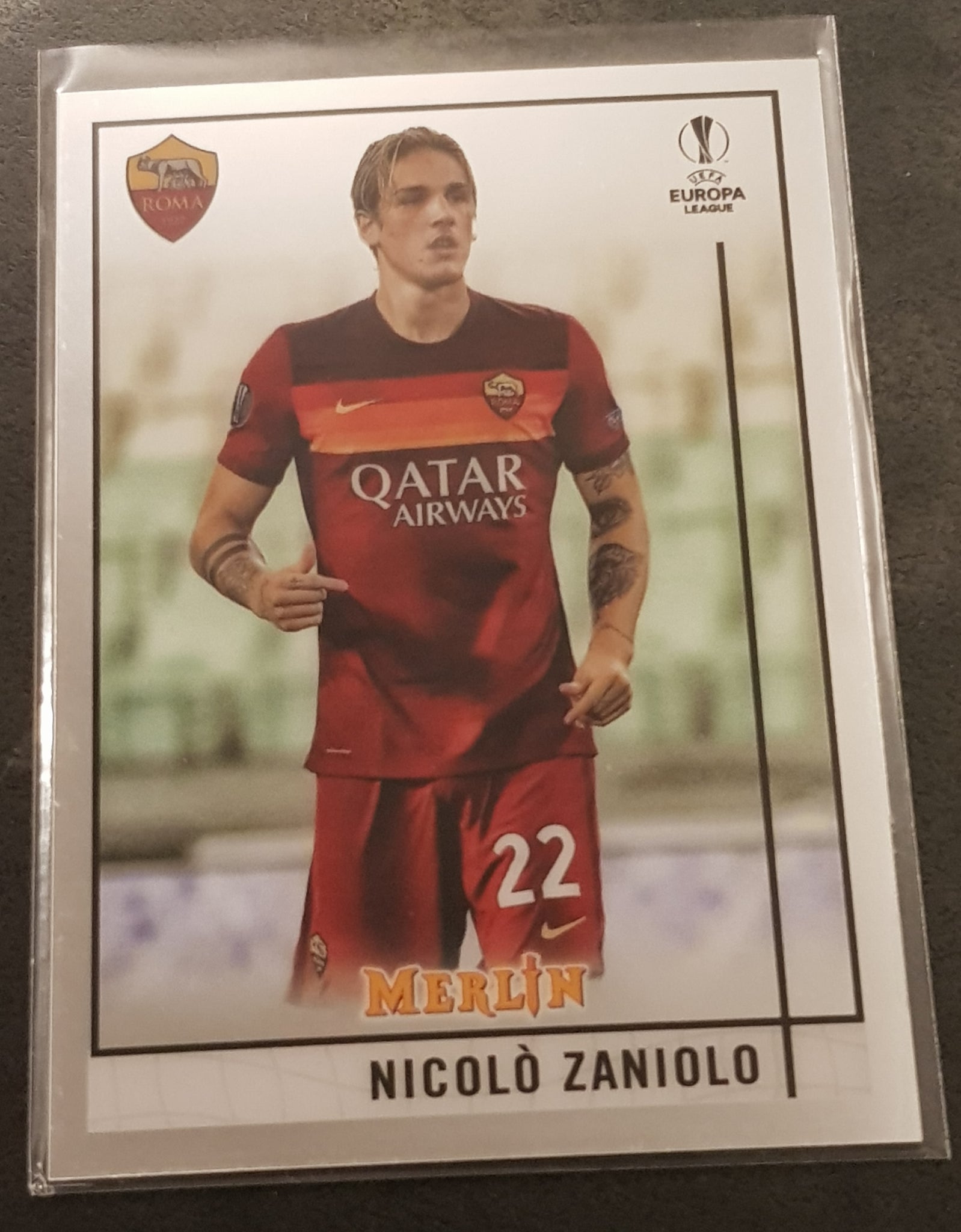 2020-21 Topps Merlin Chrome UEFA Champions League Nicolò Zaniolo #49 Trading Card