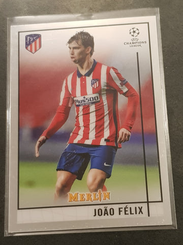 2020-21 Topps Merlin Chrome UEFA Champions League João Felix #25 Trading Card