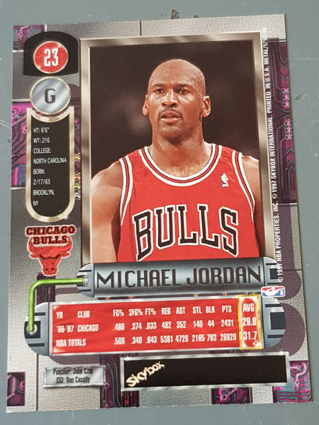 1997-98 Fleer Metal Universe Michael Jordan #23 Trading Card