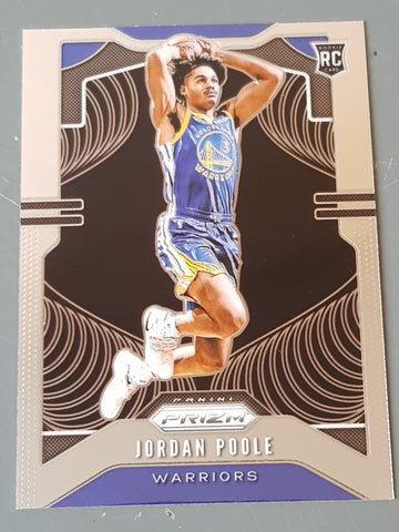 2019-20 Panini Prizm Basketball Jordan Poole #272 Rookie Card