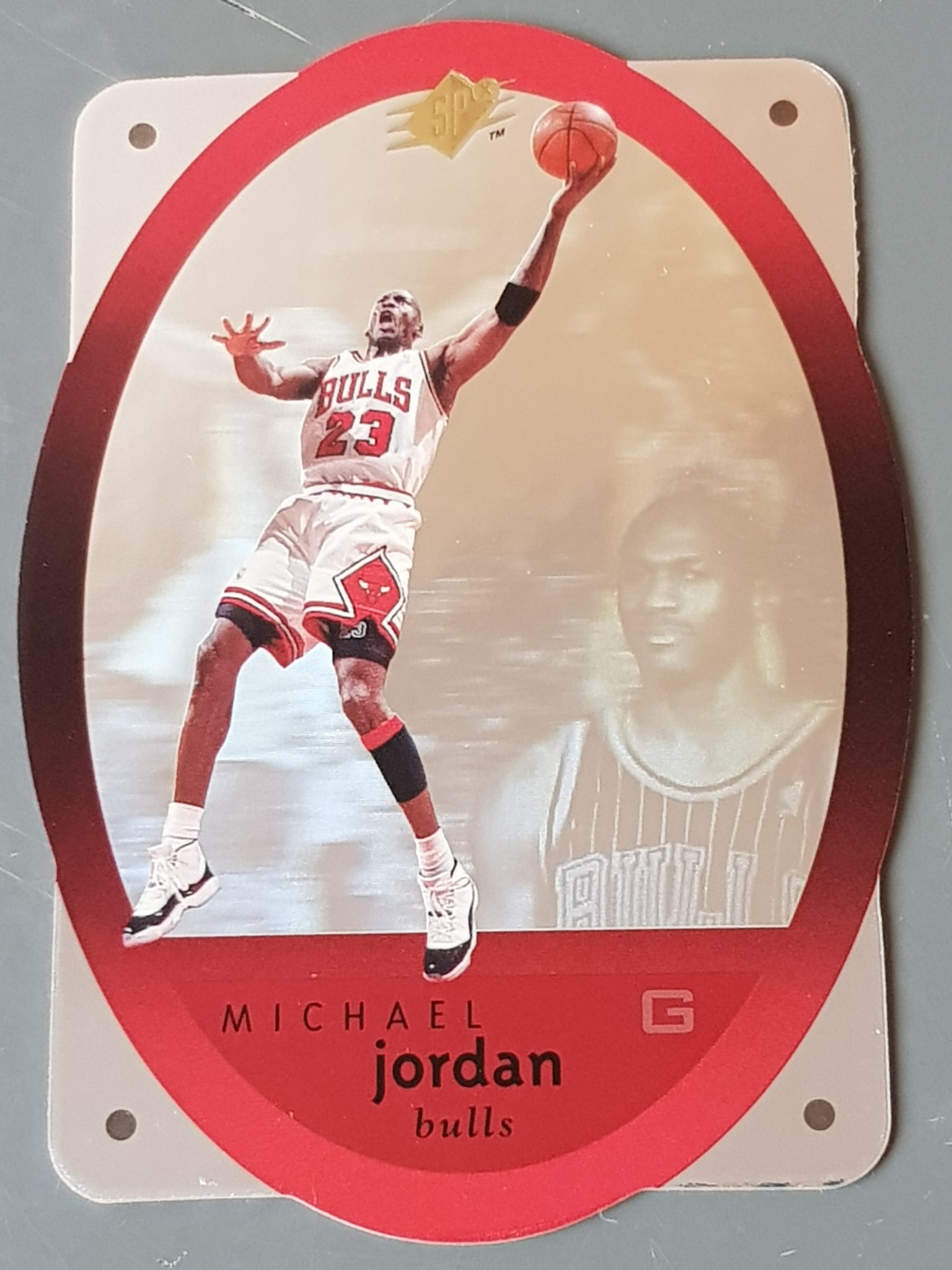 michael jordan hologram card upper deck