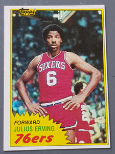 1981-82 Topps Julius Erving #30 Trading Card