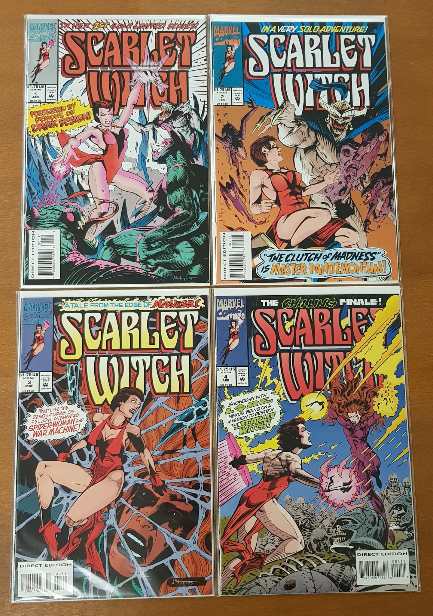 Scarlet Witch #1-4 VF/NM Complete Set