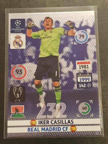 2014-2015 Panini Adrenalyn Champions League Iker Casillas #341 Expert Trading Card