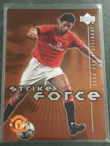 2001-02 Upper Deck Manchester United Strike Force Ruud van Nistelrooy #SF5 Trading Card