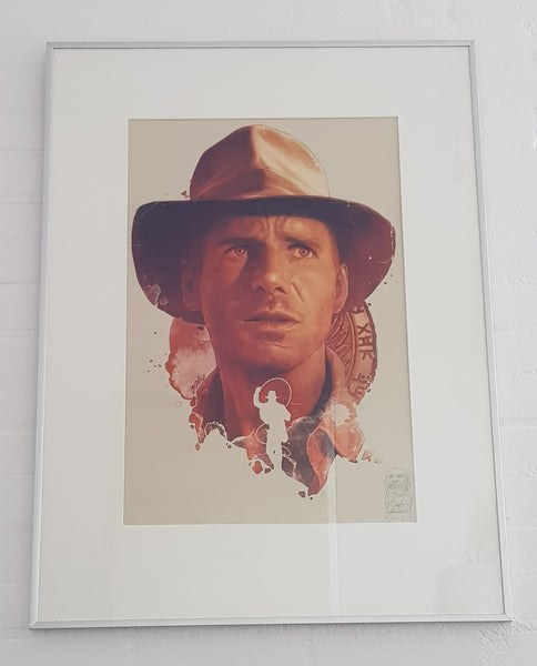 Indiana Jones - Gabz Domaradzki 2018 NYCC /20 Signed & Remarked Screen Print
