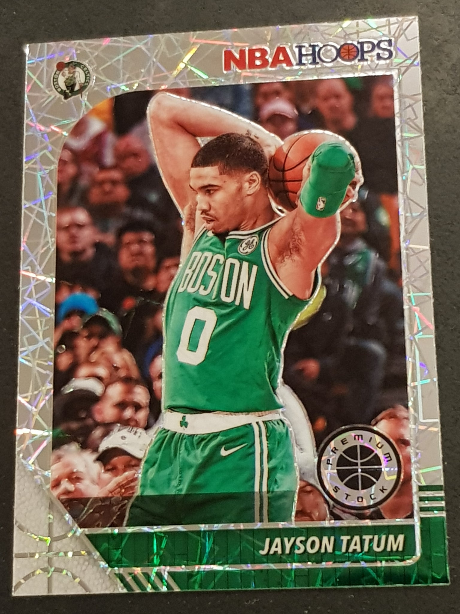 2019-20 Panini NBA Hoops Premium Stock Jason Tatum #6 Silver Laser Trading Card