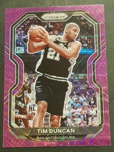 2020-21 Panini Prizm Tim Duncan #30 Purple Wave Trading Card