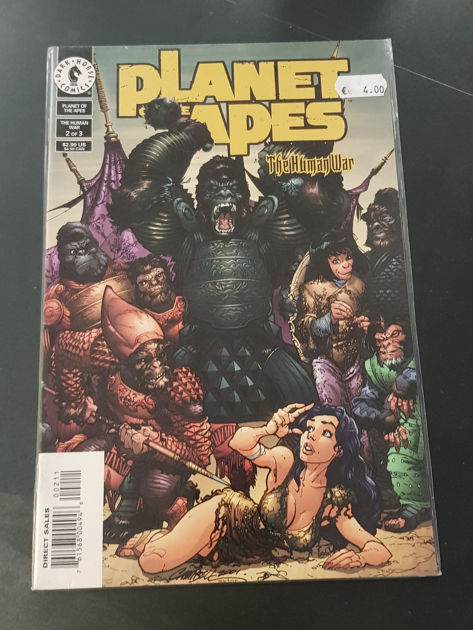 Planet  of the Apes The Human War VF/NM JS Campbell Variant