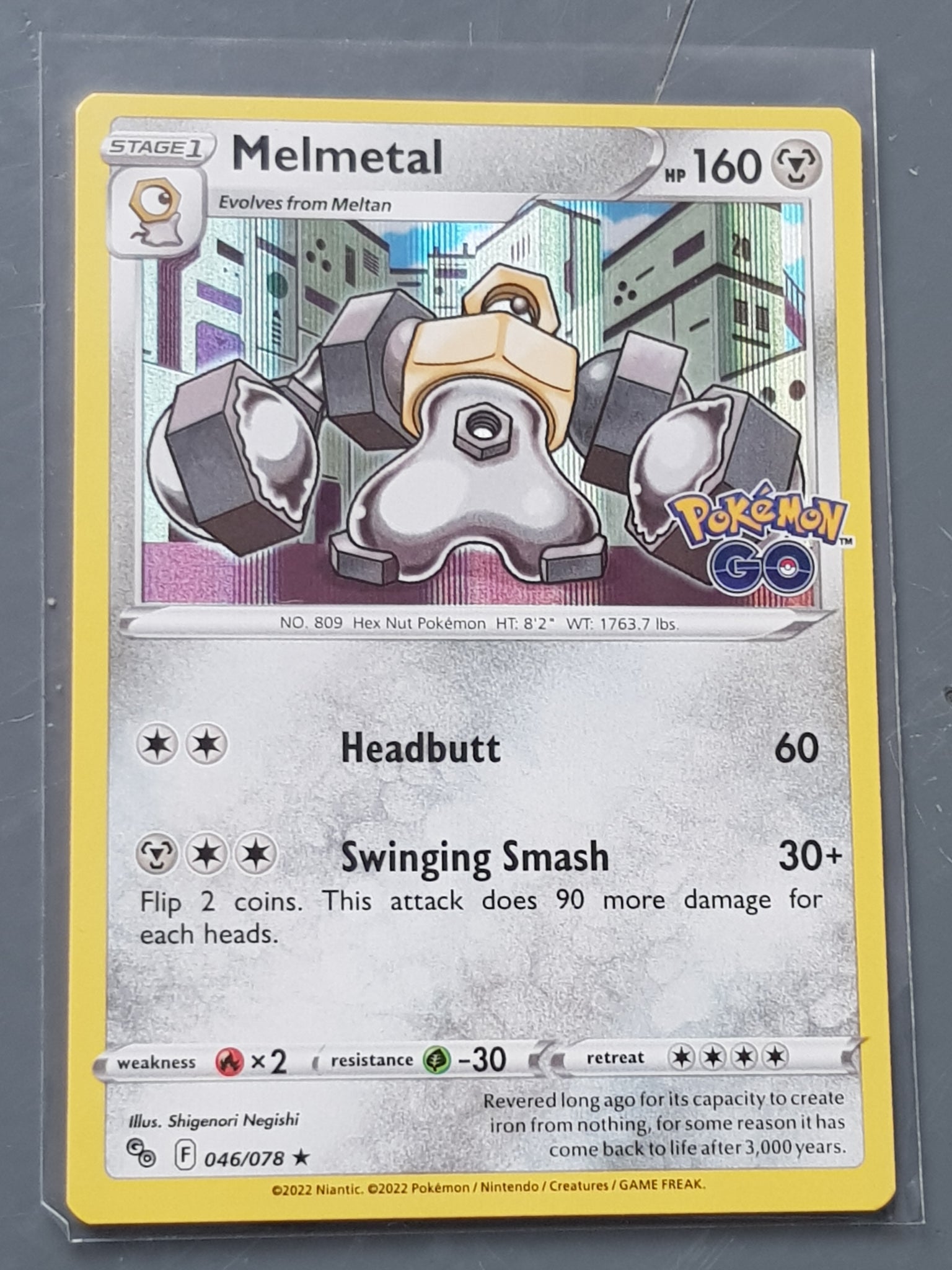 Pokemon Go Melmetal #46/78 Foil Trading Card Rotterdam Comics Pokemon Go Melmetal #46/78 Foil Trading Card Rotterdam Comics