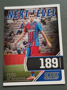 2021-22 Panini Score FIFA Next Level Stats Pedri #16 Trading Card