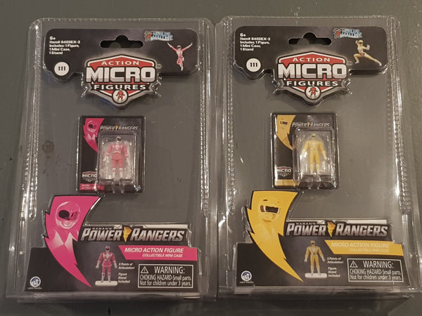 World's Smallest Micro Action Figures - Power Rangers