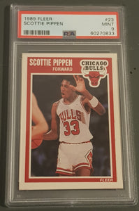 1989 Fleer Scottie  Pippen #23 PSA 9 Trading Card