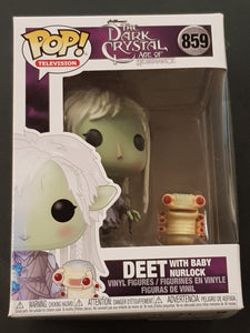 Funko Pop! The Dark Crystal Age of Resistance Deet with Baby Nurlock #859 Vinyl Figure