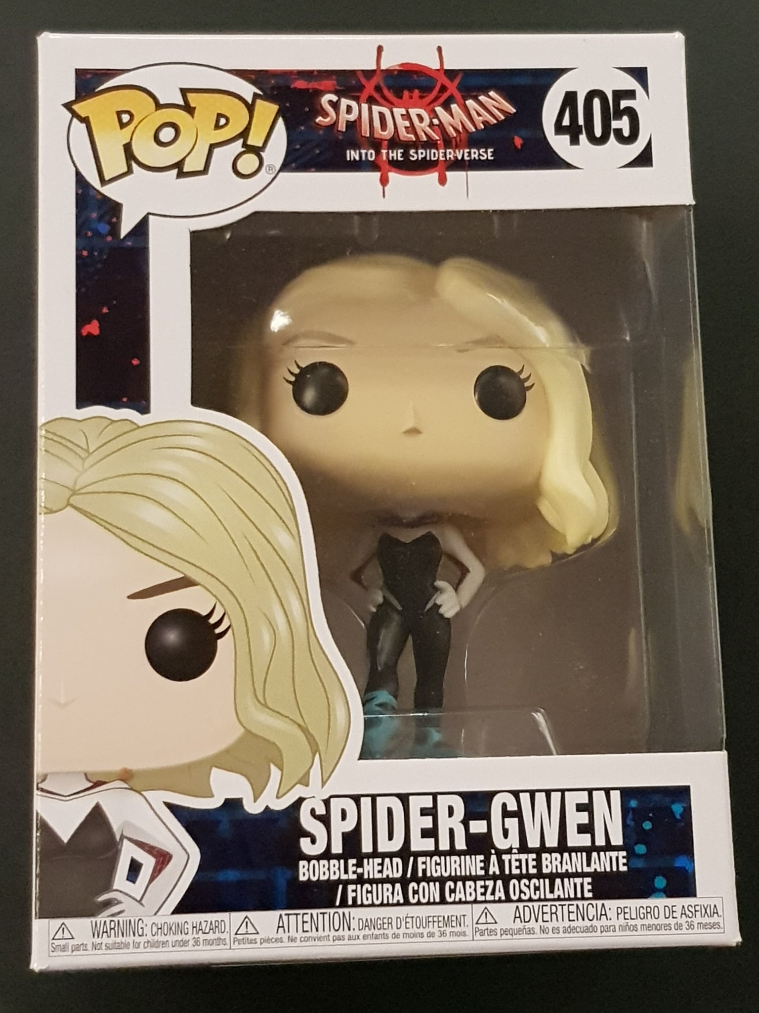 Funko Pop! Spider-Man into the Spider-Verse Spider-Gwen #405 Vinyl Figure