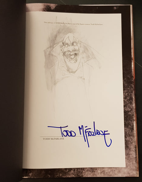 Spawn Book of the Dead HC NM (Signed by Todd McFarlane w/ exclusive Raven Spawn action figure)