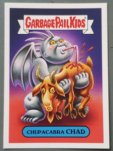 Garbage Pail Kids Oh the Horror-Ible Folklore Monster #2a - Chupacabra Chad Trading Card