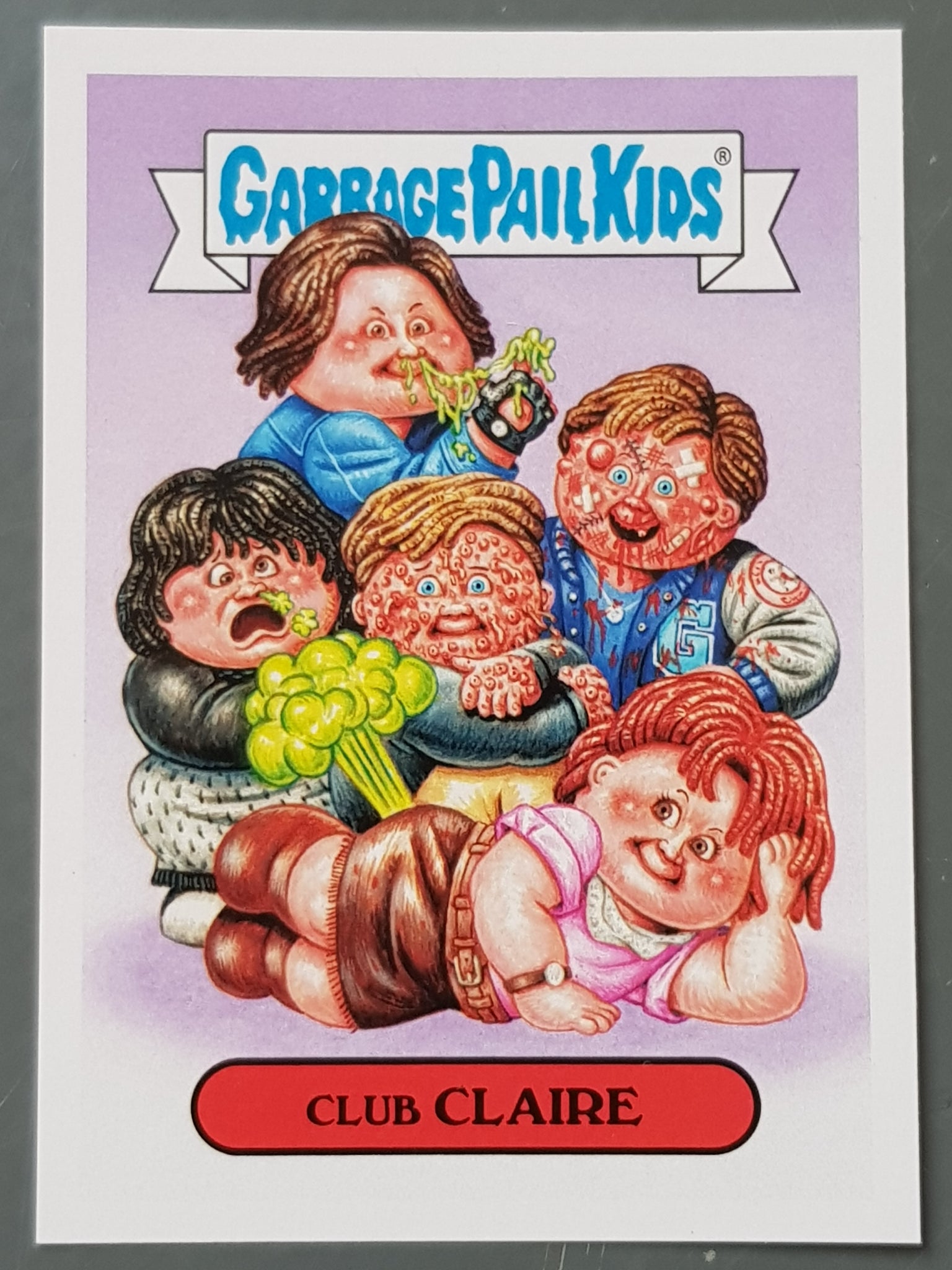 Garbage Pail Kids We Hate the 80s Movies #4b - Club Claire Trading Card