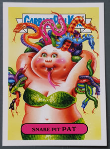 Garbage Pail Kids Oh the Horror-Ible Folklore Monster #9b - Snake  Pit Pat Trading Card