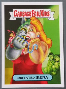 Garbage Pail Kids Oh the Horror-Ible Classic Film Monster #13b - Irritated Irena Trading Card