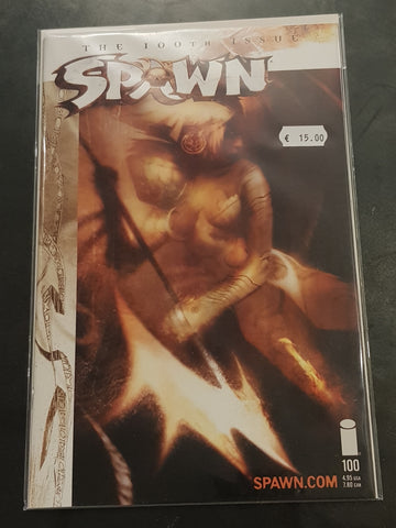 Spawn #100 NM- Ashley Wood Variant