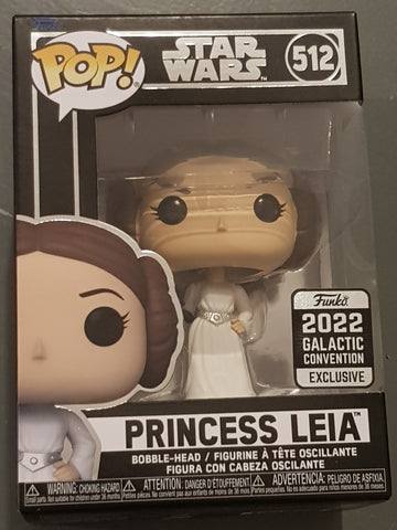 Funko Pop! Star Wars Princess Leia #512 Vinyl Figure (Galactic Convention)