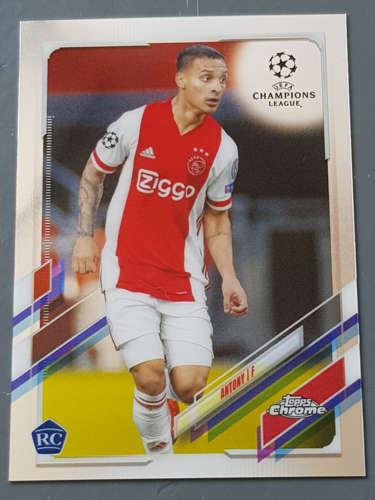 2020-21 Topps Chrome Champions League Antony #87 Rookie Card