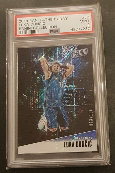 2019 Panini Father's Day Luka Doncic #LD /199 PSA 9 Rookie Card