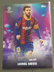 2020-21 Topps x Steve Aoki Football Festival Lionel Messi Trading Card