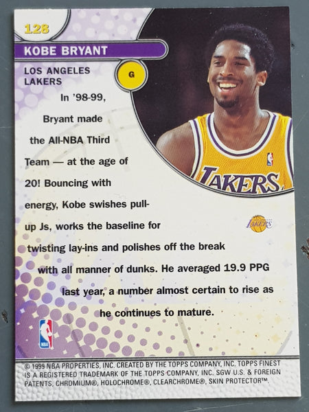 1999-00 Topps Finest Kobe Bryant #128 Trading Card