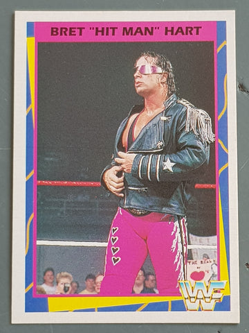 1995 Merlin WWF Bret "Hit Man" Hart #125 Trading Card