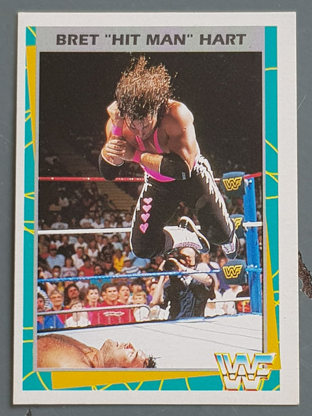 1995 Merlin WWF Bret "Hit Man" Hart #156 Trading Card