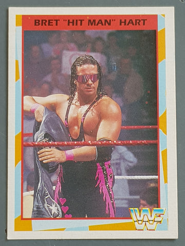 1995 Merlin WWF Bret "Hit Man" Hart #174 Trading Card