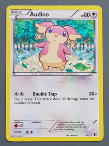 Pokemon Audino #12/12 McDonald's Holo Trading Card