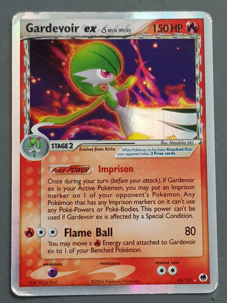 Pokemon Ex Dragon Frontiers Gardevoir #93/101 Holo Trading Card