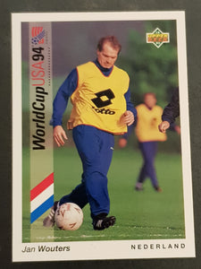 1994 Upper Deck World Cup USA 94 Jan Wouters #62 Trading Card