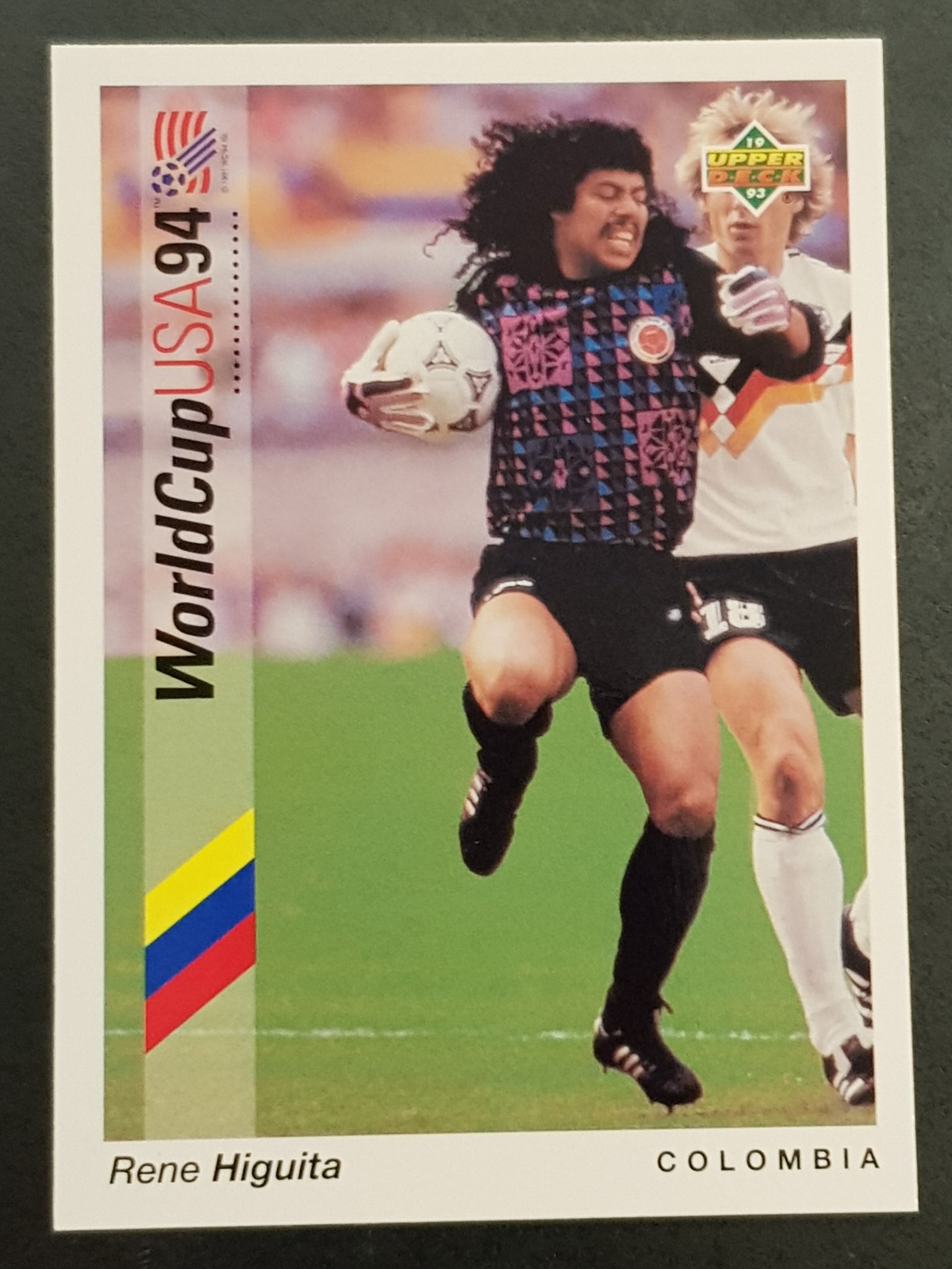 1994 Upper Deck World Cup USA 94 Rene Higuita #16 Trading Card