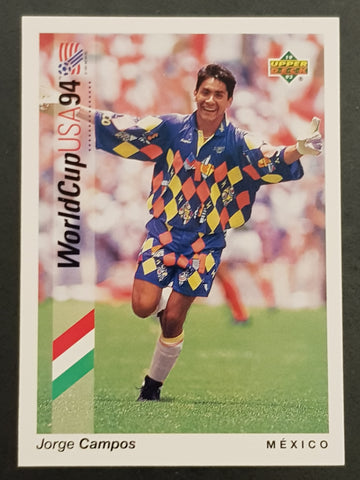 1994 Upper Deck World Cup USA 94 Jorge Campos #39 Trading Card