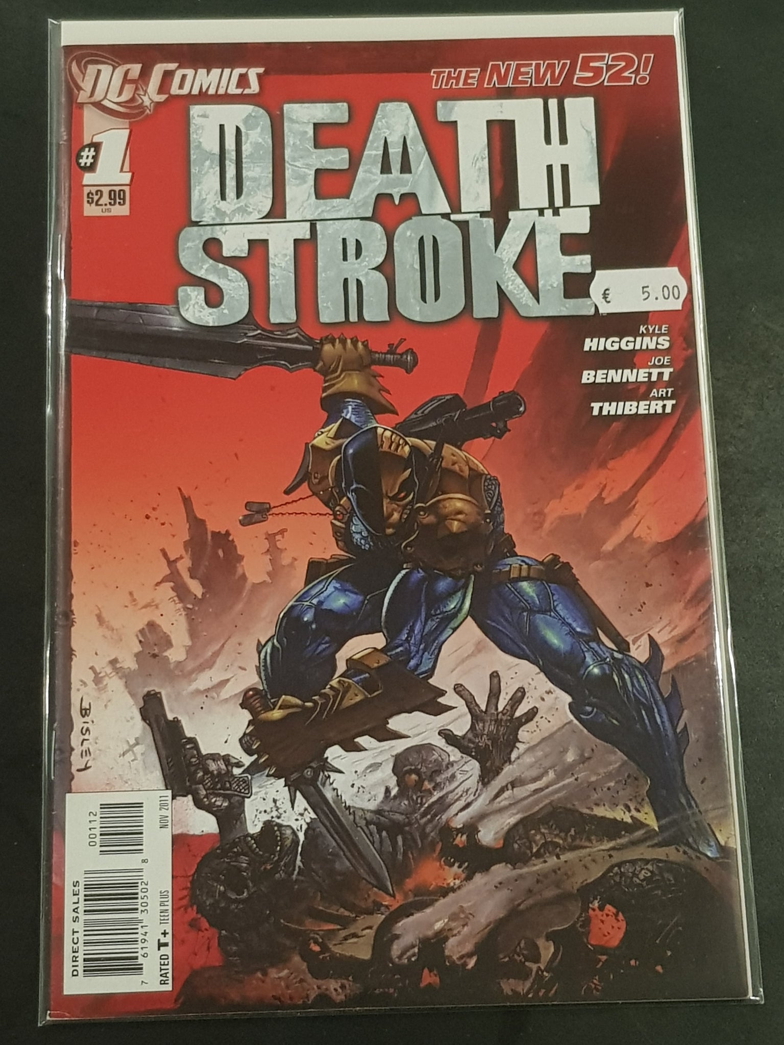 Deathstroke #1 VF/NM (2nd print) Variant