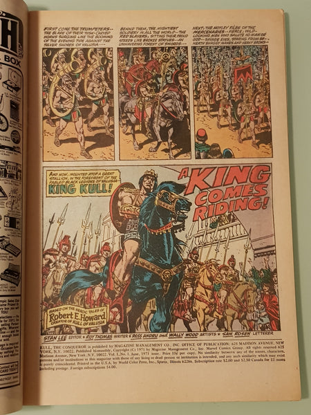 Kull the Conqueror #1 FN/VF