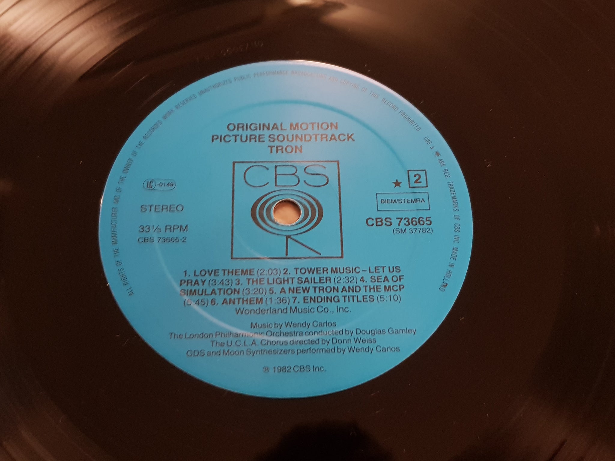 映画TRON wendy carlos レコード