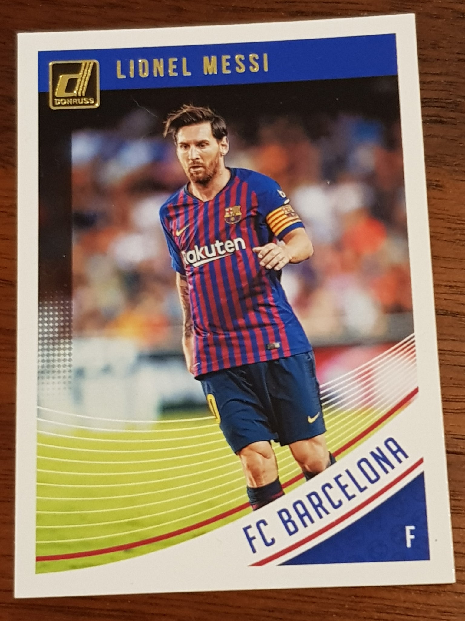 2018 Panini Donruss Soccer Lionel Messi #1 Trading Card