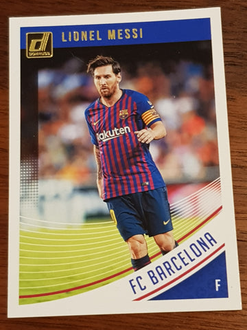 2018 Panini Donruss Soccer Lionel Messi #1 Trading Card