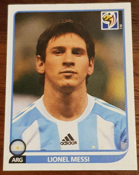 2010 Panini FIFA World Cup Africa Lionel Messi #122 Sticker