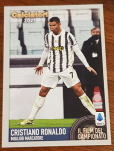 2020-2021 Panini Calciatori Cristiano Ronaldo #C7 Sticker