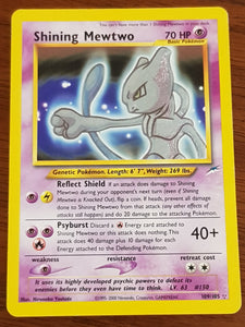 Pokemon Neo Destiny Shining Mewtwo #109/105 Holo Trading Card Rotterdam Comics Pokemon Neo Destiny Shining Mewtwo #109/105 Holo Trading Card Rotterdam Comics