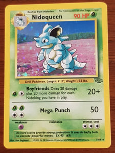 Pokemon Jungle Nidoqueen #7/64 Holo Trading Card