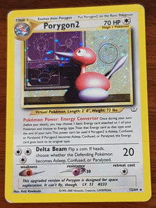 Pokemon Neo Revelation Porygon2 #12/64 Holo Trading Card