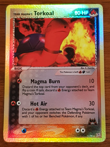 Pokemon EX Team Magma vs Team Aqua Torkoal #12/95 Reverse-Holo Trading Card