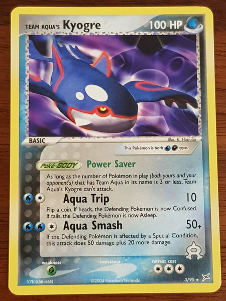 Pokemon EX Team Magma vs Team Aqua Kyogre #3/95 Non-Holo Trading Card